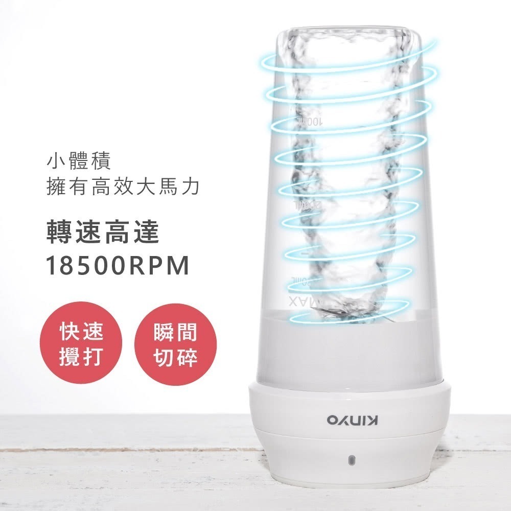 【現貨x免運x發票】KINYO USB無線隨行杯果汁機 JRU-6690 隨身果汁杯 隨身果汁機 榨汁機 冰沙機-細節圖5