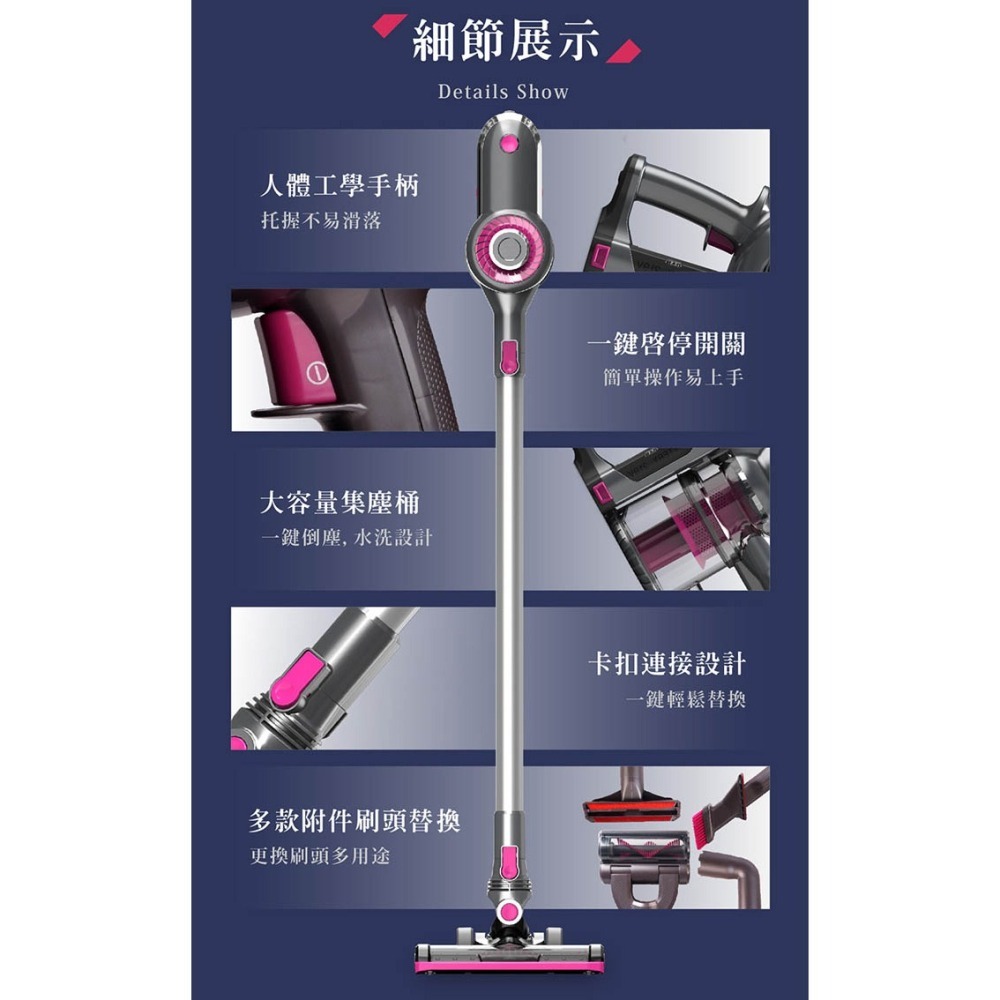 【快速出貨x免運】禾聯 HERAN 無線手持吸塵器 HVC-23E1 無線吸塵器 手持吸塵器 車用吸塵器 塵蟎機-細節圖9