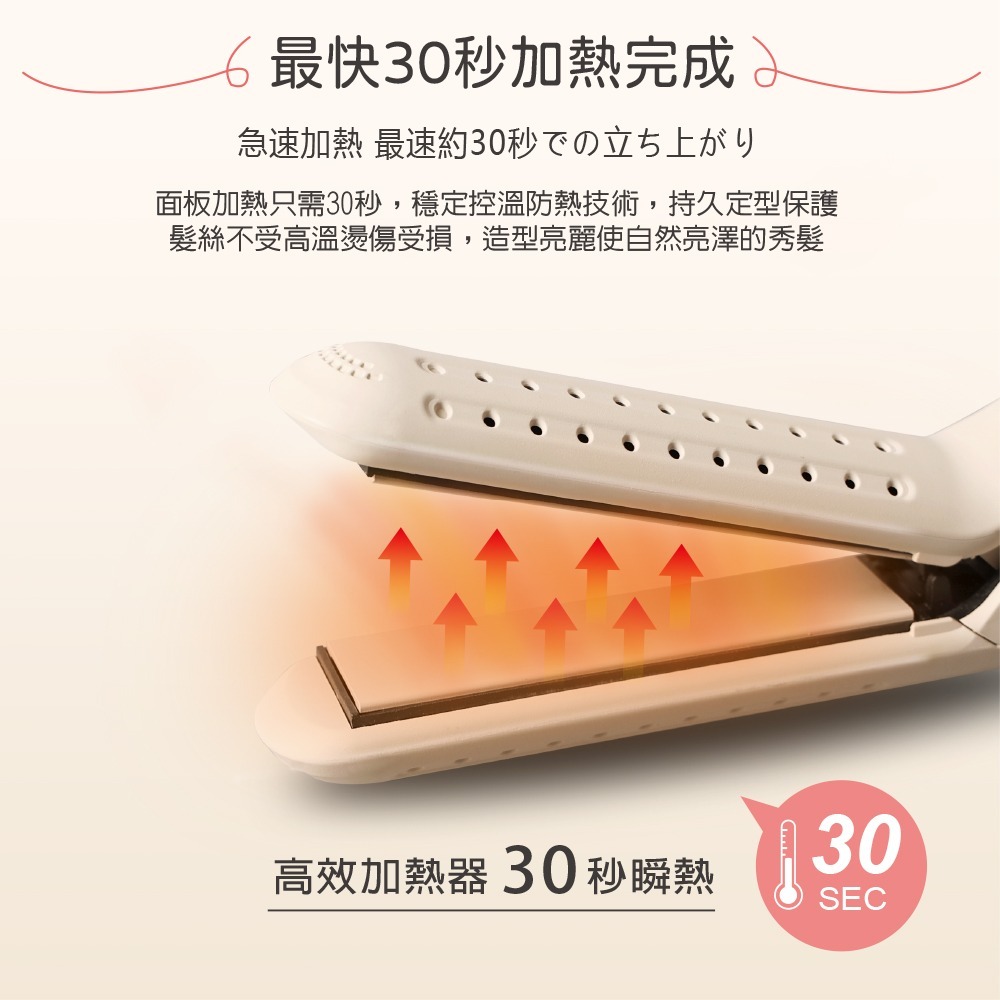 【快速出貨x免運費】ISITO 冷風直捲兩用 造型夾 IS-23E06DH 離子夾 國際電壓 捲髮器-細節圖6