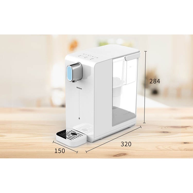 【快速出貨】HERAN 禾聯 3.4L 免安裝瞬熱開飲機 泡奶 咖啡 HWD-03AQ010 瞬熱飲水機-細節圖9