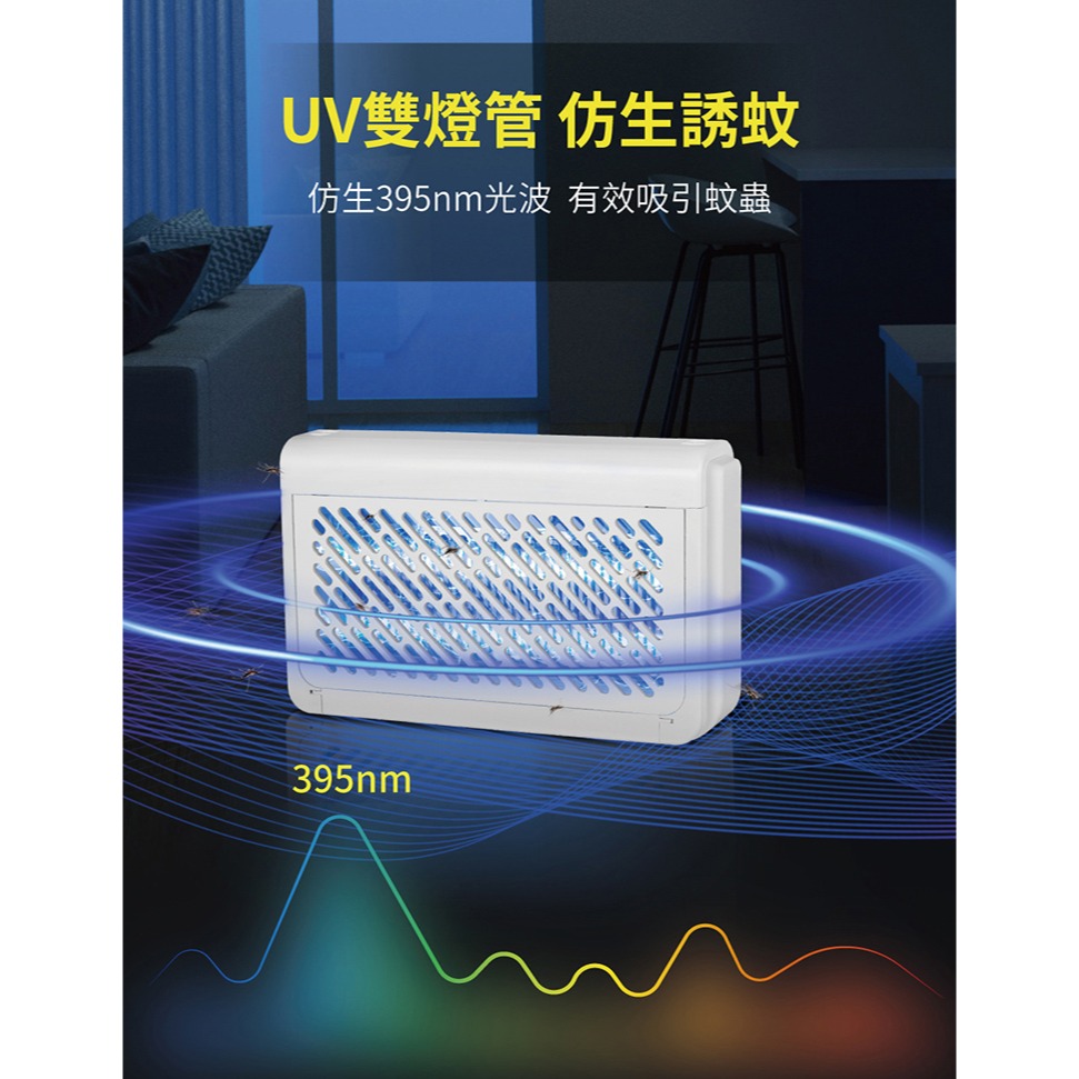 【快速出貨】歌林 Kolin UV光 電擊式 捕蚊燈 KEM-SD2442 電蚊燈 滅蚊燈-細節圖4