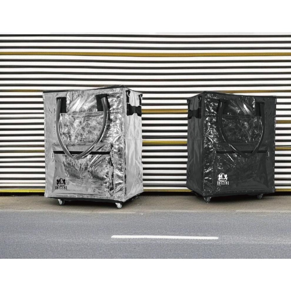 【全新品】時尚爆買包 浩克包 折疊推車 手推車 折疊購物車 購物袋 環保購物袋 拖輪旅行袋-細節圖4