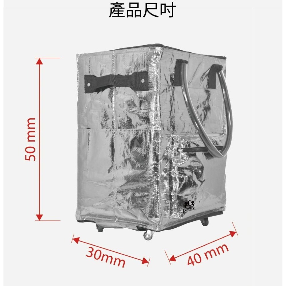【全新品】時尚爆買包 浩克包 折疊推車 手推車 折疊購物車 購物袋 環保購物袋 拖輪旅行袋-細節圖9