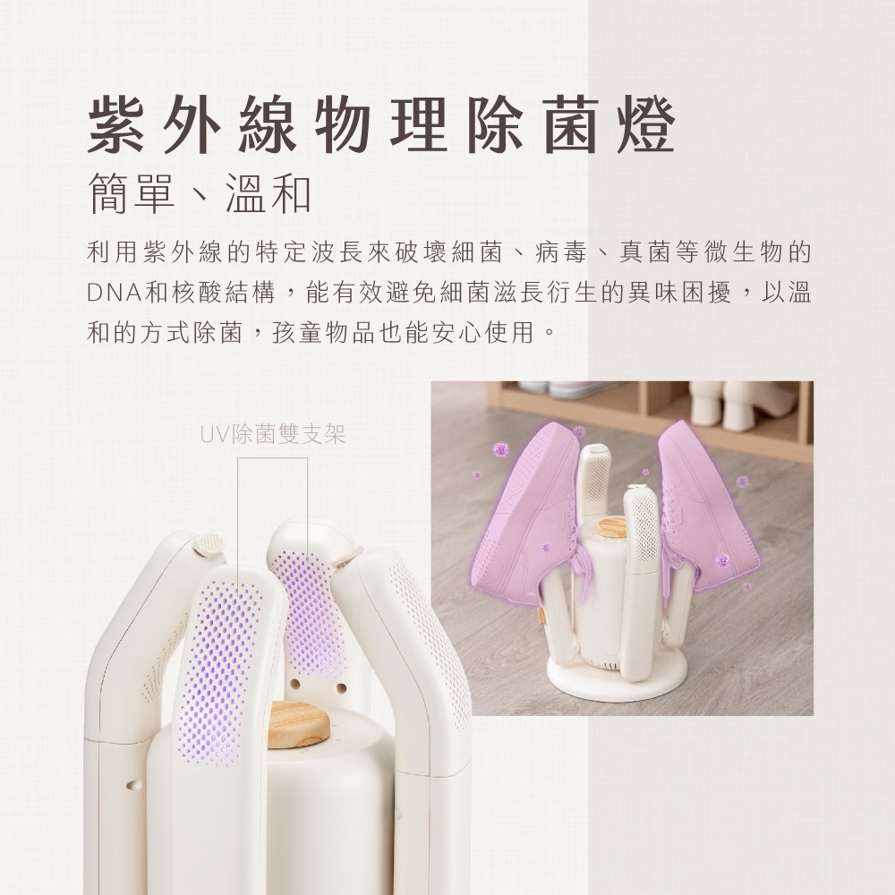 【快速出貨】KINYO 烘不讓 多功能烘乾機 (KSD-802) 烘鞋襪 低噪音 除菌 烘襪機-細節圖9