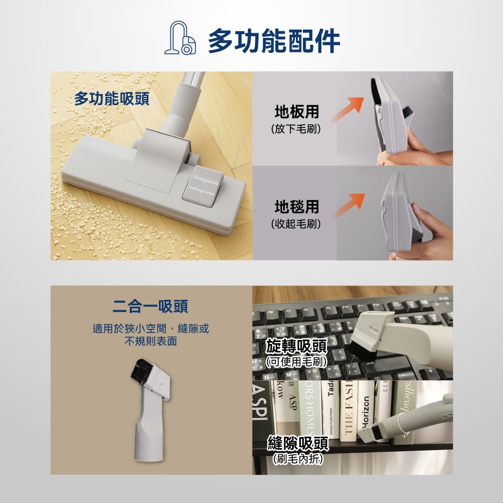 【快速出貨x發票】SANLUX 台灣三洋 吸力不衰減光觸媒吸塵器 SC-WV02 無紙袋 臥式吸塵器 有線吸塵器-細節圖9