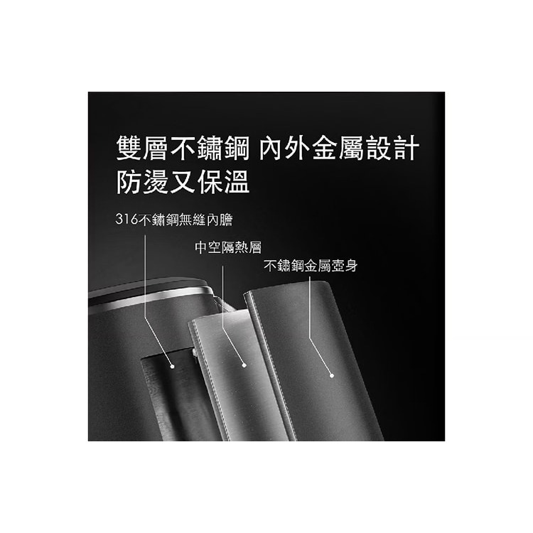 【免運費x發票】TOSHIBA 東芝 1.7L 316雙層防燙快煮壺 KT-17DRTTW(H) 煮水壺 電茶壺-細節圖5