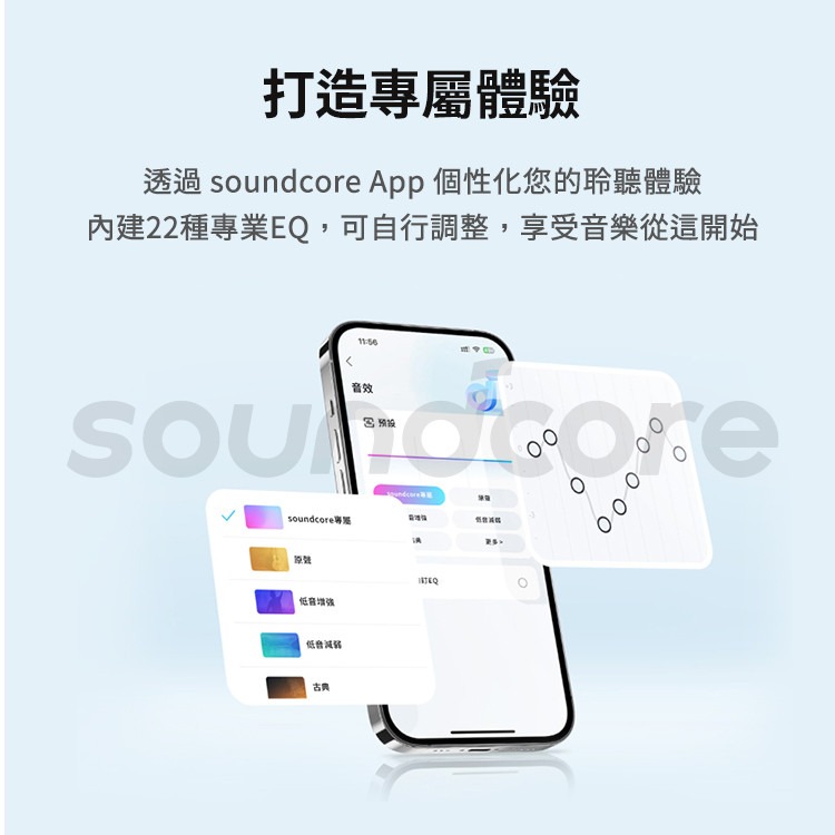 【免運x公司貨】soundcore K20i 半入耳式藍牙耳機｜半入耳設計 藍芽耳機-細節圖9