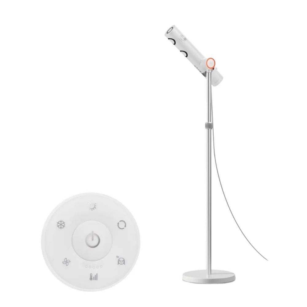 【免運 贈無線離子夾】meekee小嵐 立式吹風機Plus 遙控 擺頭 MK-DRYER-8 負離子 吹風機 懶人神器-細節圖2