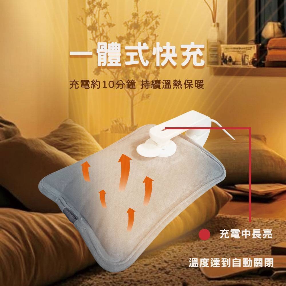 【快速出貨】Kolin 歌林 電熱敷袋 雙向插手電暖袋 暖手袋 電暖器 暖暖包 暖手寶 熱水袋 KFH-XK102-細節圖5