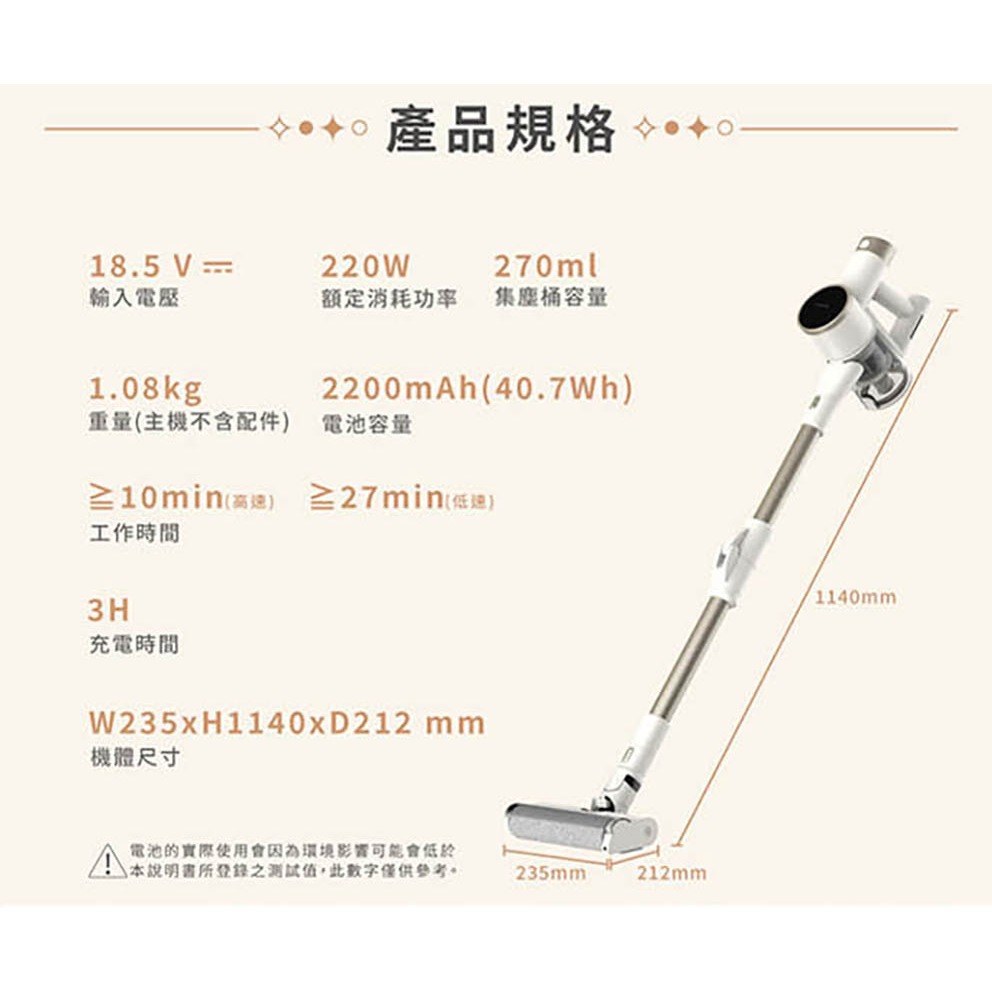 【免運】禾聯 HERAN 無線手持吸塵器 HVC-22PVG50 無線吸塵器 手持吸塵器 車用吸塵器 塵蟎機-細節圖10