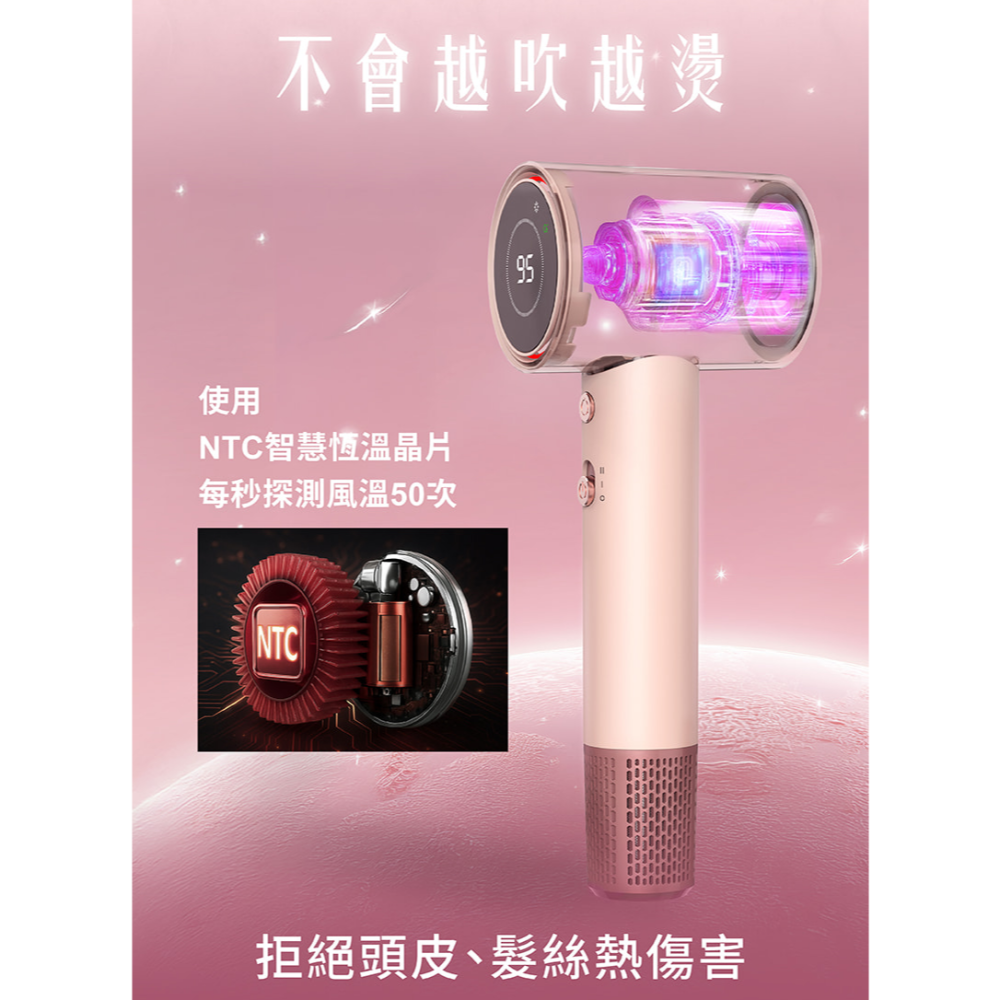 【免運 DREAM TREND 凱夢】負離子高速溫控吹風機 AD-120 負離子 吹風機 輕量吹風機 磁吸吹嘴-細節圖9