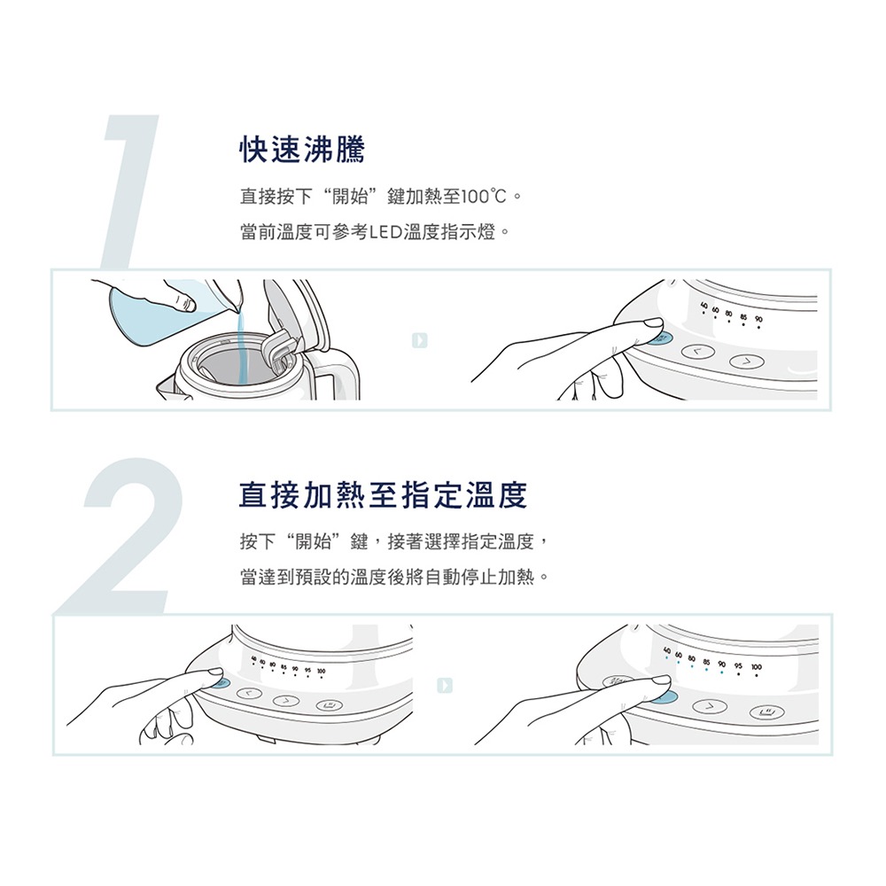 【免運 Electrolux 伊萊克斯】主廚系列玻璃智能溫控壺 E7GK1-73BP 快煮壺 煮水壺 電茶壺-細節圖9