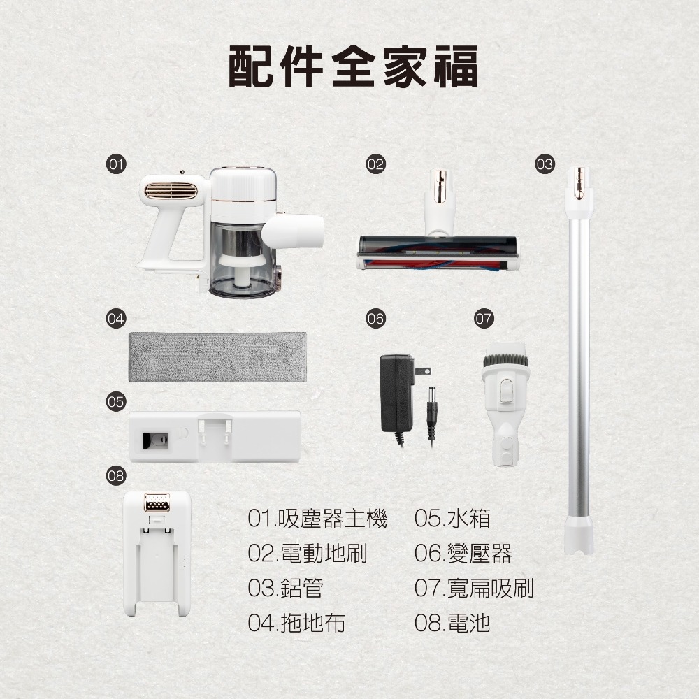 【THOMSON】復古無線吸塵器 TM-SAV60D 手持吸塵器 無線吸塵器-細節圖10