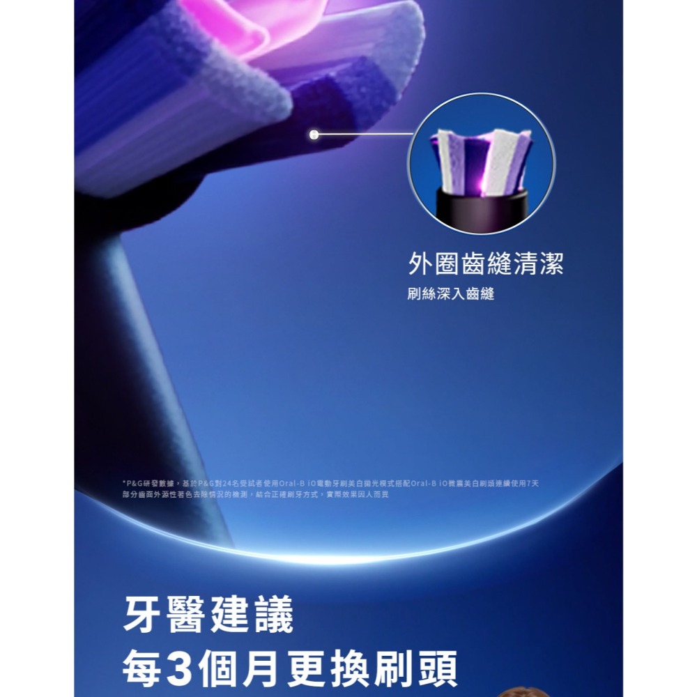 【快速出貨】Oral-B 歐樂B iO微震清潔刷頭4入 iO微震刷頭 IO RB 電動牙刷 電動牙刷刷頭-細節圖9