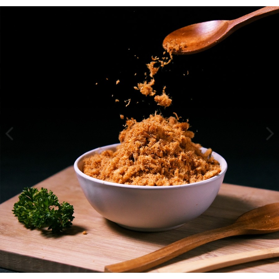 【海苔蔬果肉鬆】絕對不含瘦肉精、黃豆粉，入口綿密酥脆的口感，低糖、低油、低鹽吃的更健康，名產 伴手禮 年節禮盒-胖胖豬-細節圖3