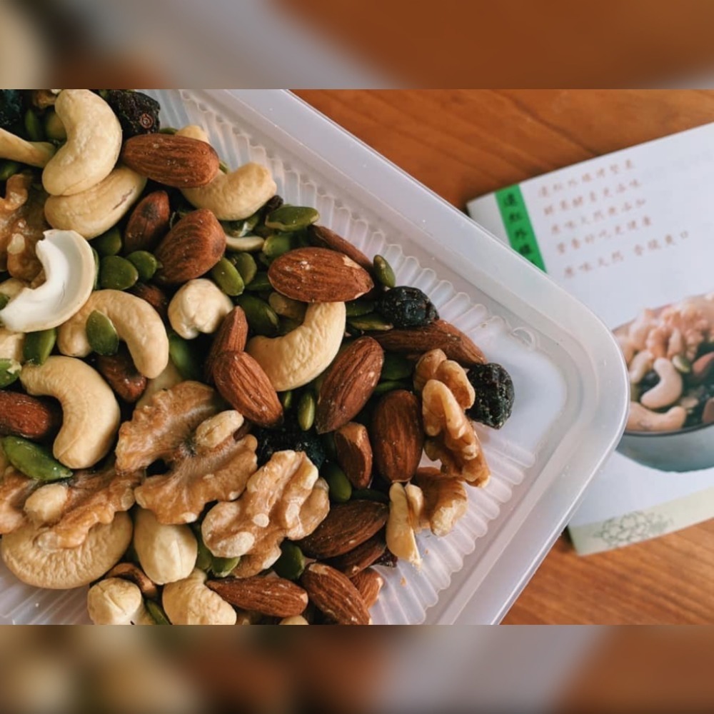 【堅果推薦】『低溫堅果』遠紅外線烘焙技術，使堅果低溫烘焙更香甜，無調味更健康，素食 名產 伴手禮 年節禮盒【胖胖豬】-細節圖3