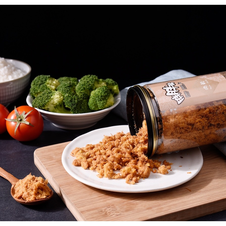 【肉鬆推薦】『蔬果肉鬆』標榜純肉鬆 使用蔬菜水果熬煮8小時出蔬果名產 伴手禮 年節禮盒 中秋禮 團購美食【胖胖豬】-細節圖2