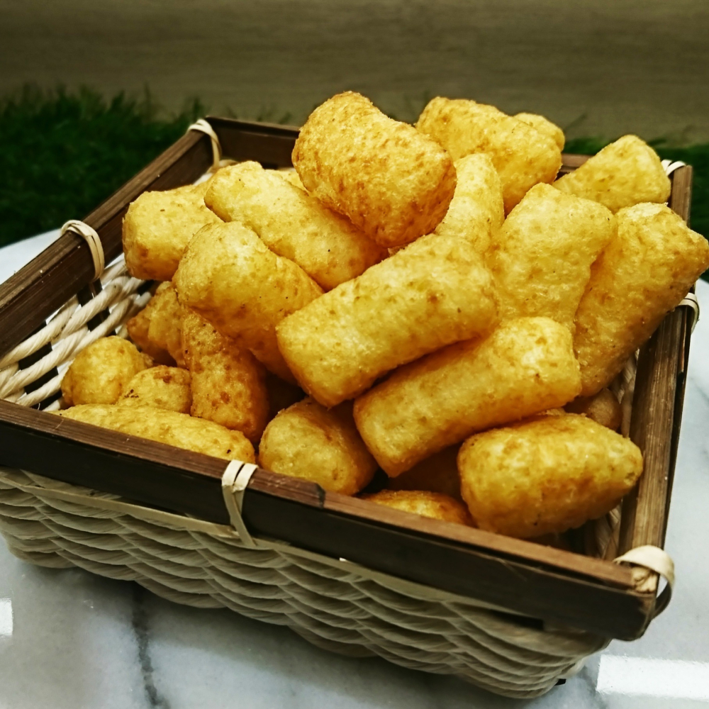 【古早味餅乾】懷舊零食『卡里 咔哩』『鬆餅』『洋芋片』『洋芋球』『地瓜片』『飛機餅』『耳朵餅』『小麻花』【胖胖豬】-細節圖5