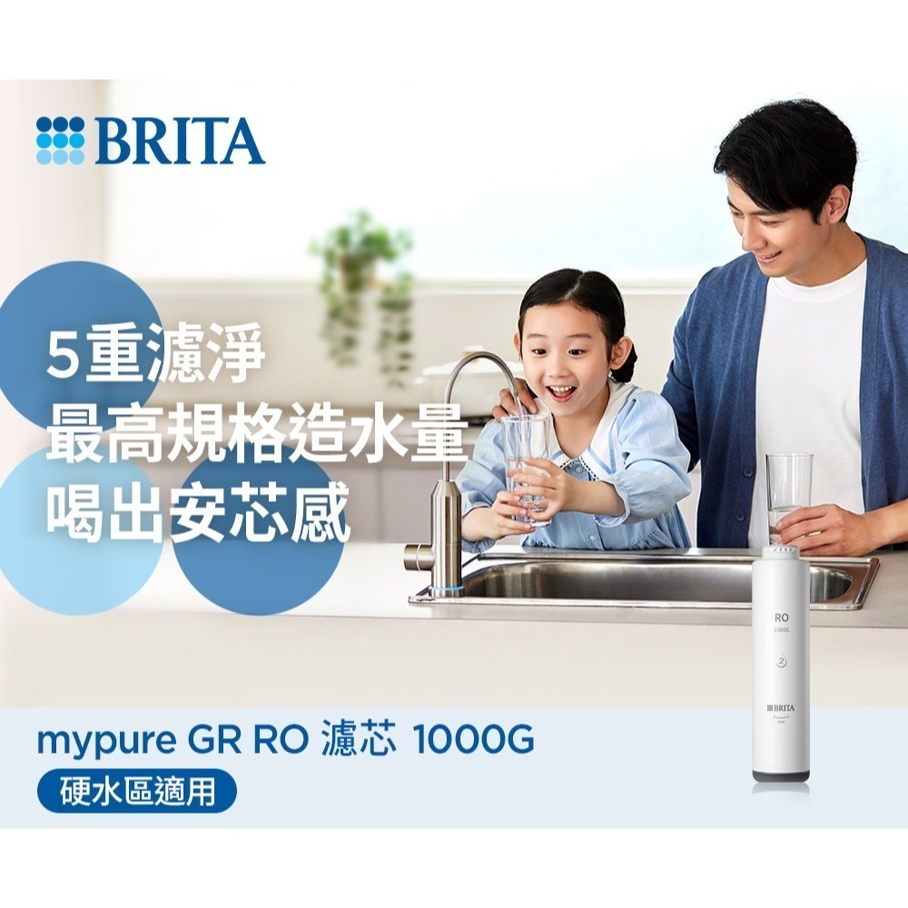 德國BRITA mypure GR RO濾芯 1000G 硬水區適用-細節圖2