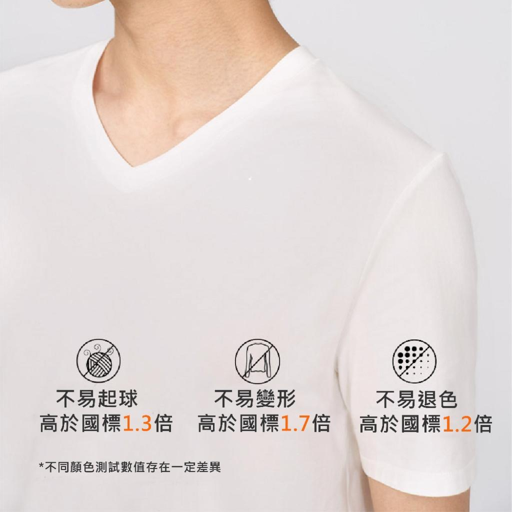 NEIWAI 超彈力 舒適 圓領 短袖 不易變形萬能素T-細節圖6