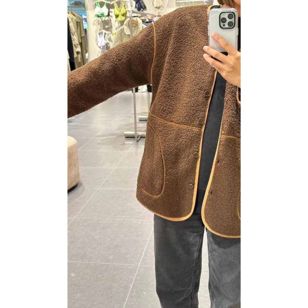 現貨🧸Neiwai 泰迪熊  開衫外套 Teddy Fleece Jacket 🧸itsamanda同款 熊熊外套-細節圖7