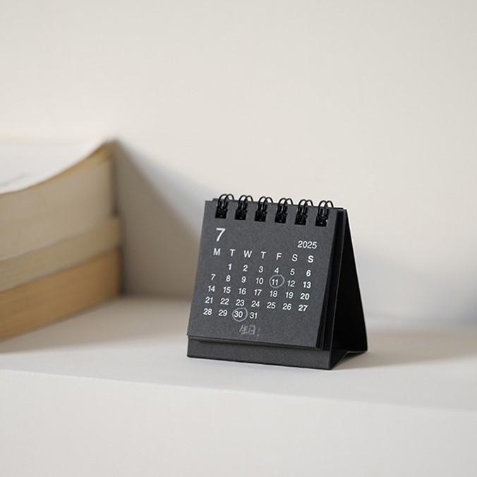 9/9免運買起來🔥無印良品 2025年 迷你 日歷 小日曆本 超可愛迷你版-細節圖2