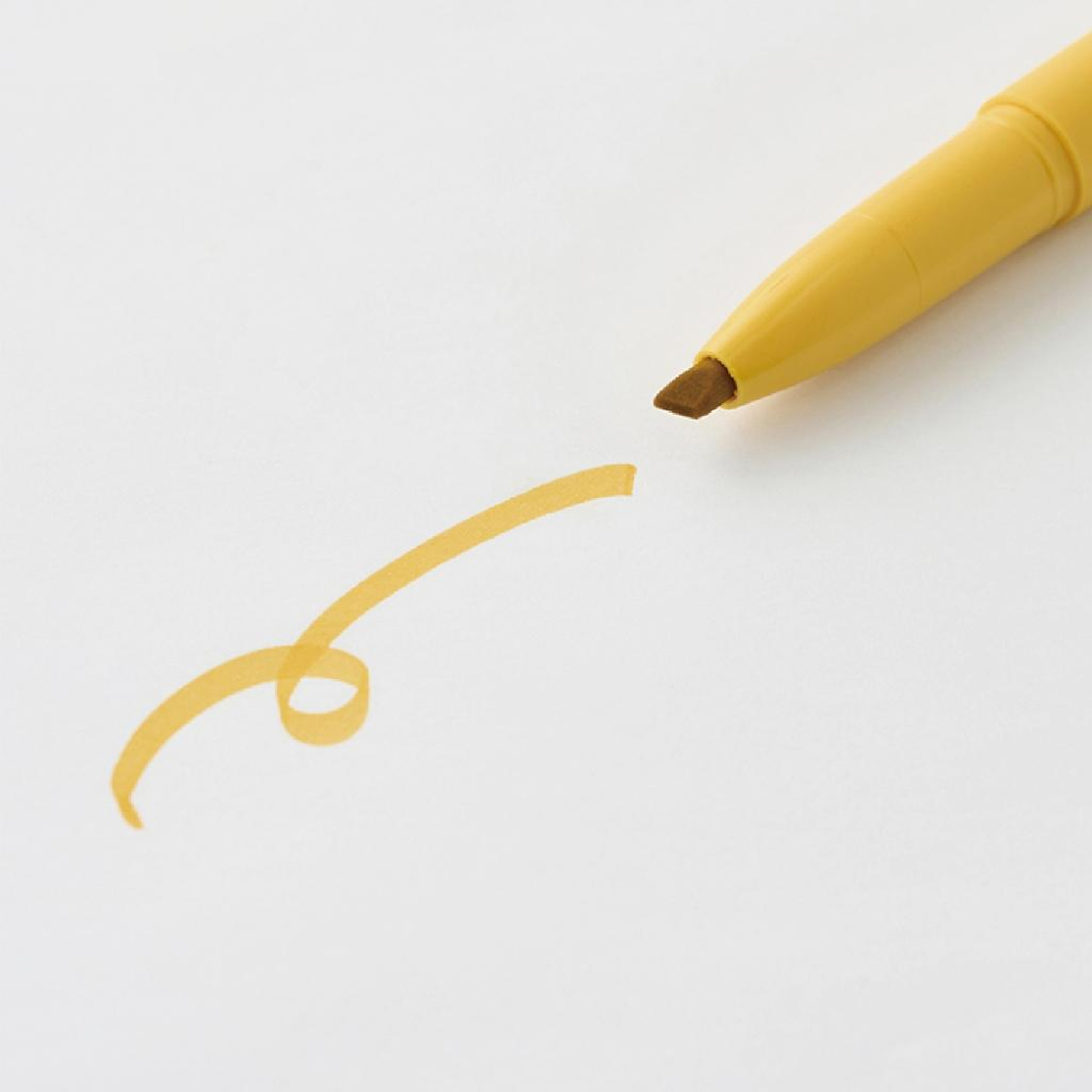 無印良品 MUJI  彩色 透明 筆蓋 螢光筆 可愛螢光筆 口袋螢光筆 口袋彩色標記筆 筆帽式☀️-細節圖6