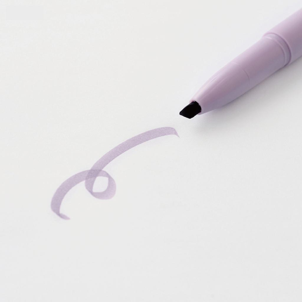 無印良品 MUJI  彩色 透明 筆蓋 螢光筆 可愛螢光筆 口袋螢光筆 口袋彩色標記筆 筆帽式☀️-細節圖8