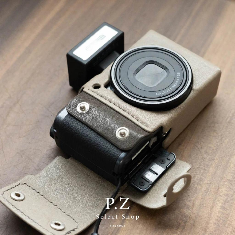 RICHO理光 GR3/GR3x/hdf 相機皮套 真皮 皮套 羊皮 保護套 相機收納包保護套 相機保護套 相機包相機套-細節圖2