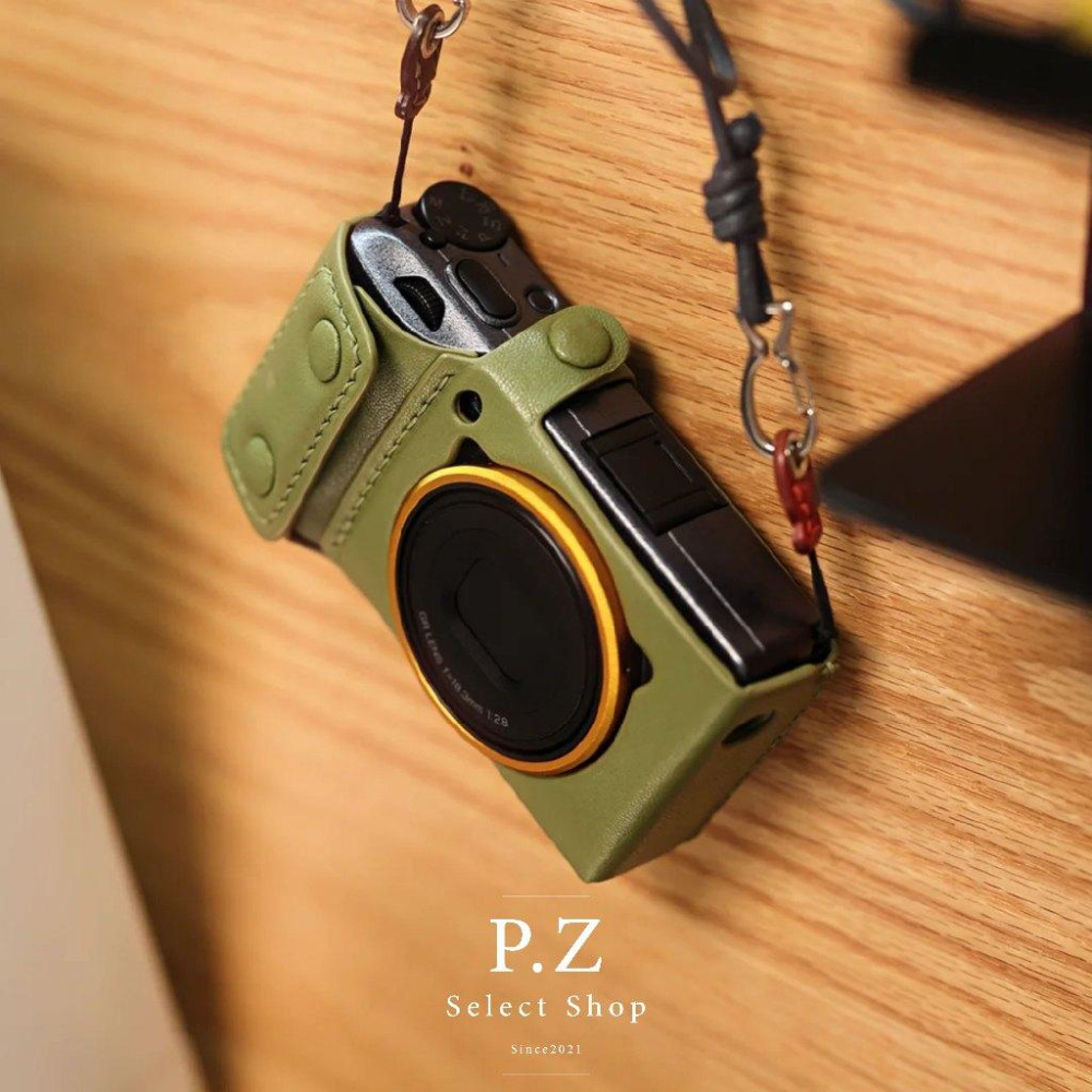 RICHO理光 GR3/GR3x/hdf 相機皮套 真皮 皮套 羊皮 保護套 相機收納包保護套 相機保護套 相機包相機套-細節圖4