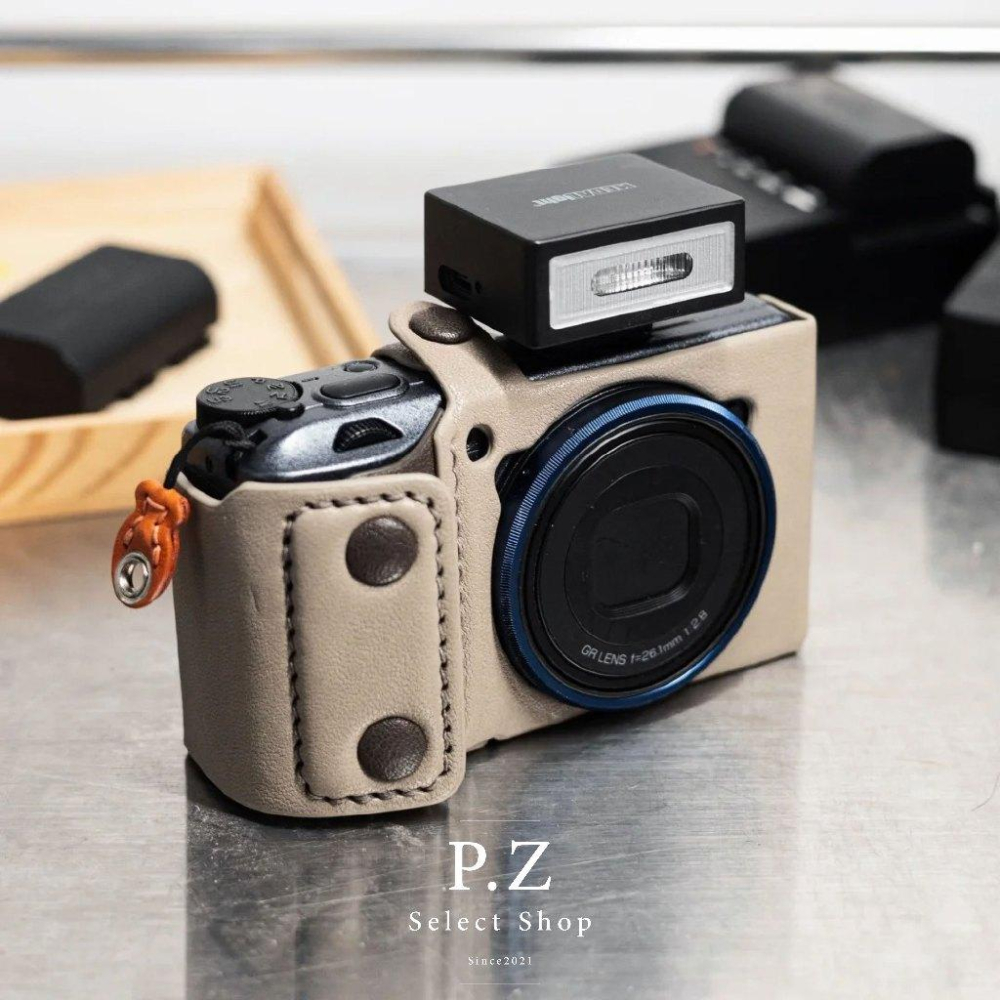 RICHO理光 GR3/GR3x/hdf 相機皮套 真皮 皮套 羊皮 保護套 相機收納包保護套 相機保護套 相機包相機套-細節圖5