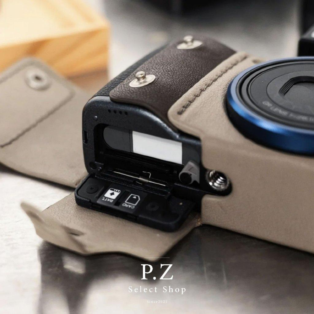 RICHO理光 GR3/GR3x/hdf 相機皮套 真皮 皮套 羊皮 保護套 相機收納包保護套 相機保護套 相機包相機套-細節圖7