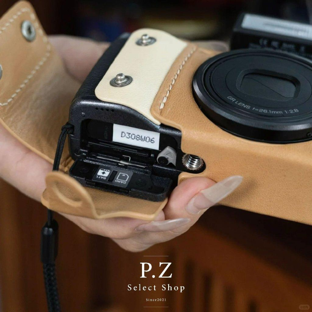 RICHO理光 GR3/GR3x/hdf 相機皮套 真皮 皮套 羊皮 保護套 相機收納包保護套 相機保護套 相機包相機套-細節圖8