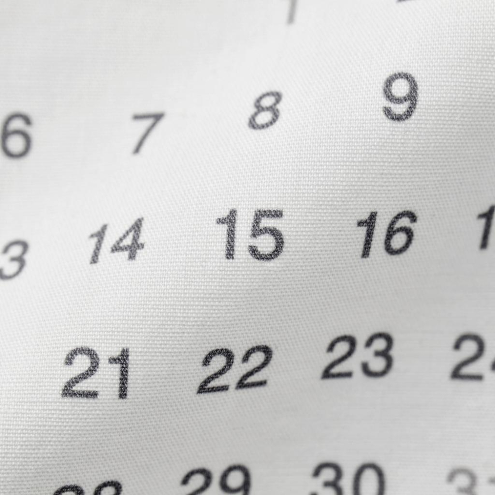 現貨 🆕 MUJI 無印良品 2025年 棉質 掛曆  質感掛曆 年曆 月曆 三角掛勾 可自行縫製-細節圖6