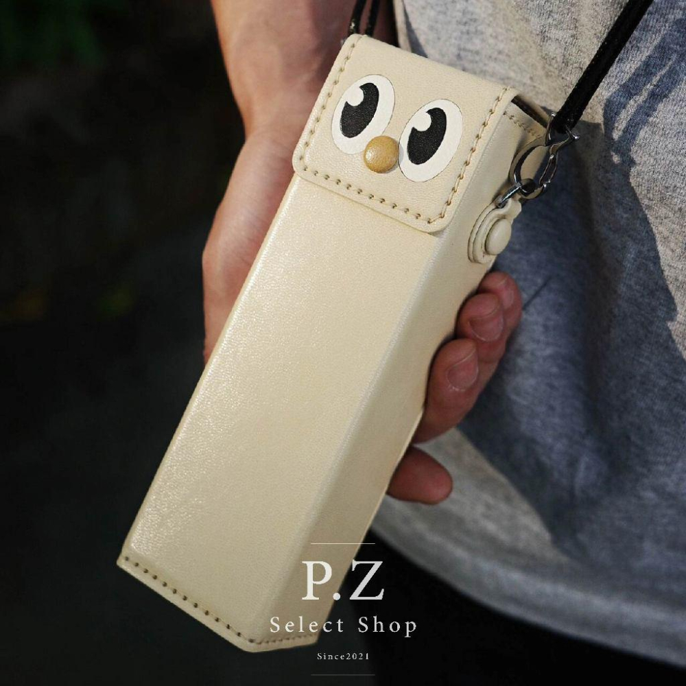 大疆 DJI pocket 3 標準款 真皮 皮套 羊皮 保護套 相機收納包 收納袋 保護套 相機保護套 ＂附肩帶＂-細節圖5