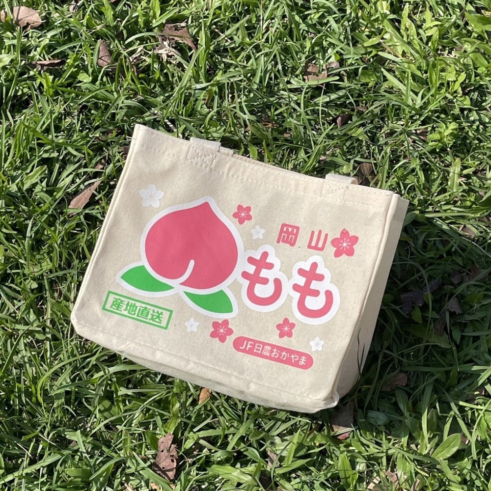 日本直送 手提袋 購物袋 便當袋 產地直送 水果袋 環保袋 橘子 蘋果 桃子 草莓 青森蘋果-細節圖6