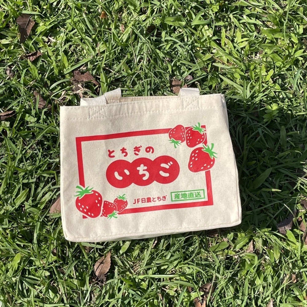 日本直送 手提袋 購物袋 便當袋 產地直送 水果袋 環保袋 橘子 蘋果 桃子 草莓 青森蘋果-細節圖7
