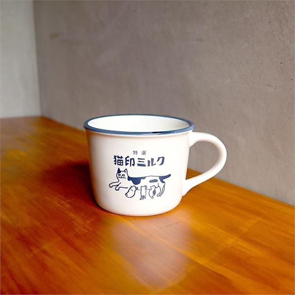 日本製 貓咪杯 美濃燒 貓印馬克杯 牛奶杯 陶瓷馬克杯 咖啡杯 杯子 陶瓷杯 馬克杯-細節圖8