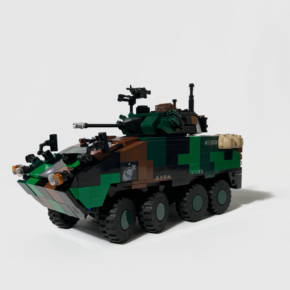 ❮LEGO❯ 國軍CM-34雲豹 30鏈砲步兵戰鬥車(正版/樂高設計/客製/玩具/積木/模型)-細節圖2