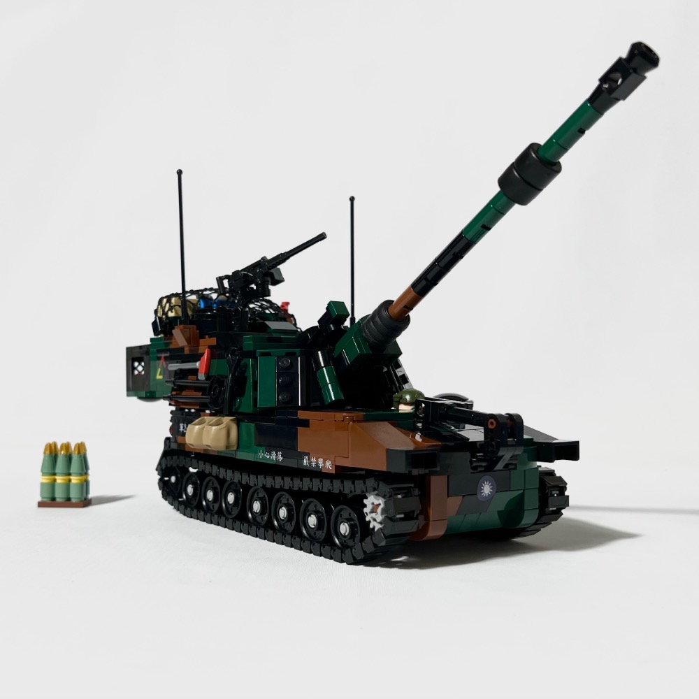 ❮LEGO❯ 國軍M109A6帕拉丁155mm自走砲(正版/樂高設計/客製/玩具/積木/模型)-細節圖2