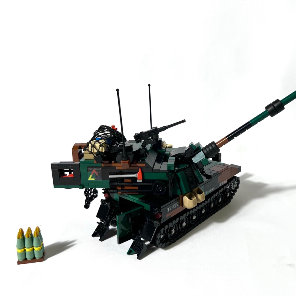 ❮LEGO❯ 國軍M109A6帕拉丁155mm自走砲(正版/樂高設計/客製/玩具/積木/模型)-細節圖7