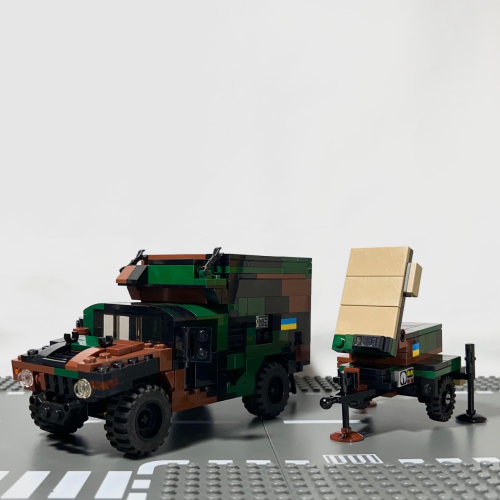 ❮LEGO❯ 美軍悍馬AN TPQ-36反砲兵雷達(正版/樂高設計/客製/玩具/積木/模型)-細節圖3