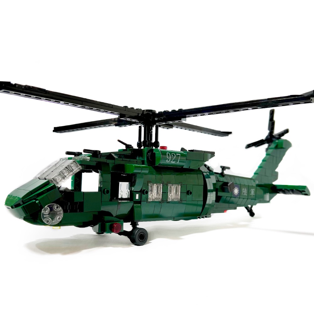 ❮LEGO❯ 國軍UH-60M黑鷹直升機(正版/樂高設計/客製/玩具/積木/模型)-細節圖2