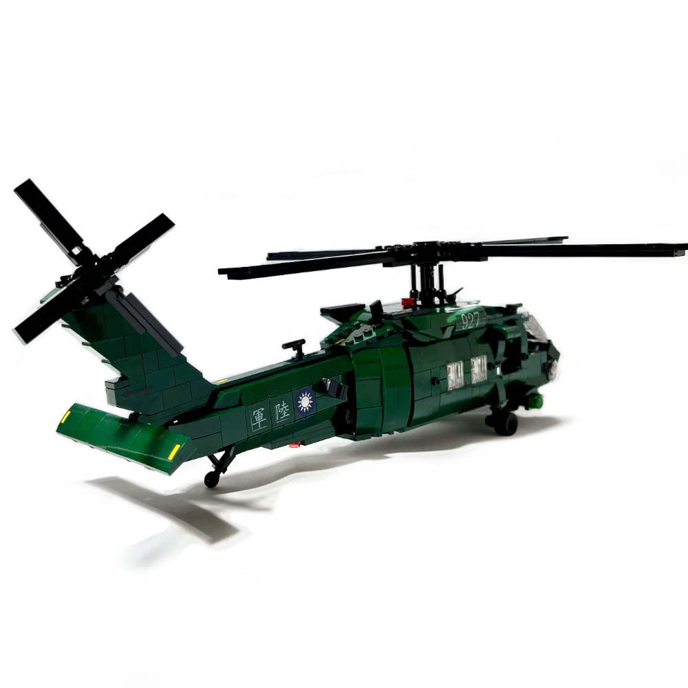 ❮LEGO❯ 國軍UH-60M黑鷹直升機(正版/樂高設計/客製/玩具/積木/模型)-細節圖6