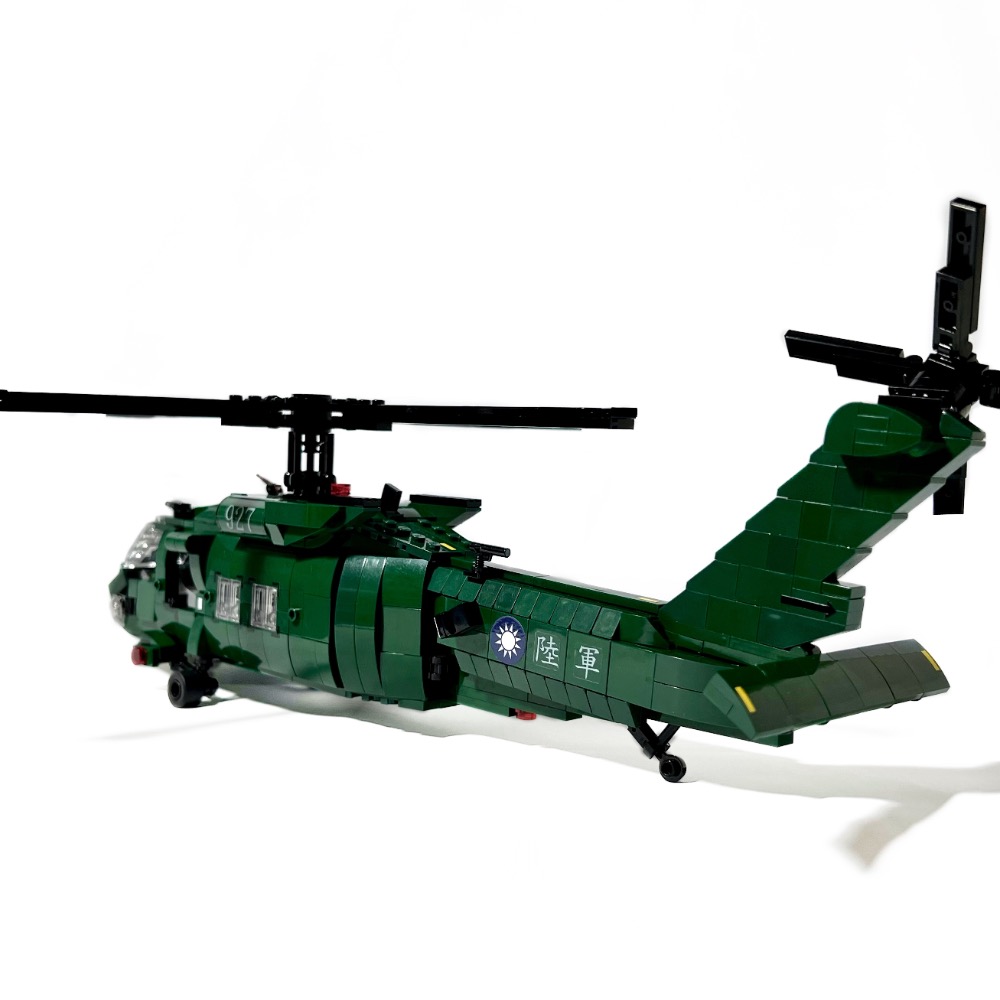 ❮LEGO❯ 國軍UH-60M黑鷹直升機(正版/樂高設計/客製/玩具/積木/模型)-細節圖7
