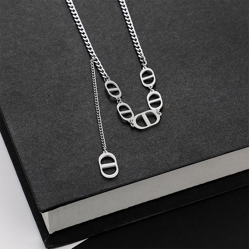 【RuRu】小眾設計 鈦鋼個性豬鼻項鍊 鈦鋼材質 個性 豬鼻 鈦鋼項鍊-細節圖2