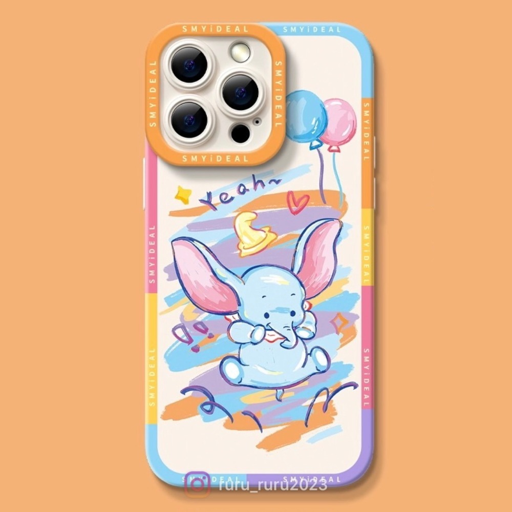 【RuRu】蘋果全型號 渲染小飛象手機殼 鏡頭全包覆 防摔軟殼·♡-細節圖2