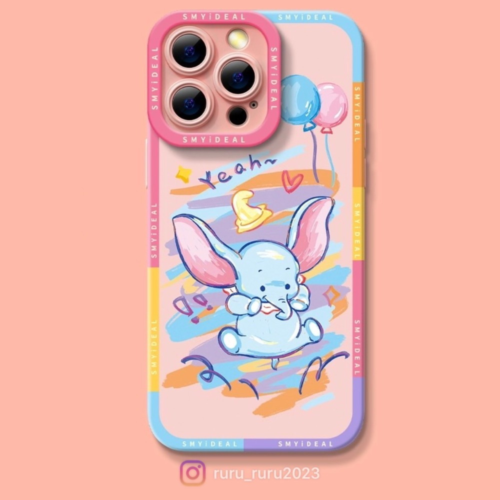 【RuRu】蘋果全型號 渲染小飛象手機殼 鏡頭全包覆 防摔軟殼·♡-細節圖4