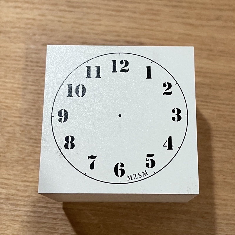 hobonichi x 水縞聯名日本印章 時鐘 刻度 二手-細節圖3