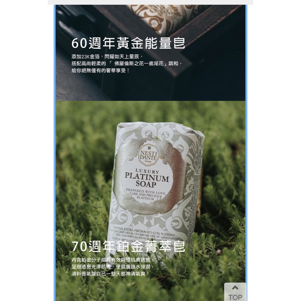 Nesti Dante 經典奢華香氛手工皂禮盒 250公克 X 4入-細節圖2